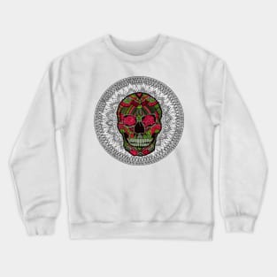 Zentangle sugarskull Crewneck Sweatshirt